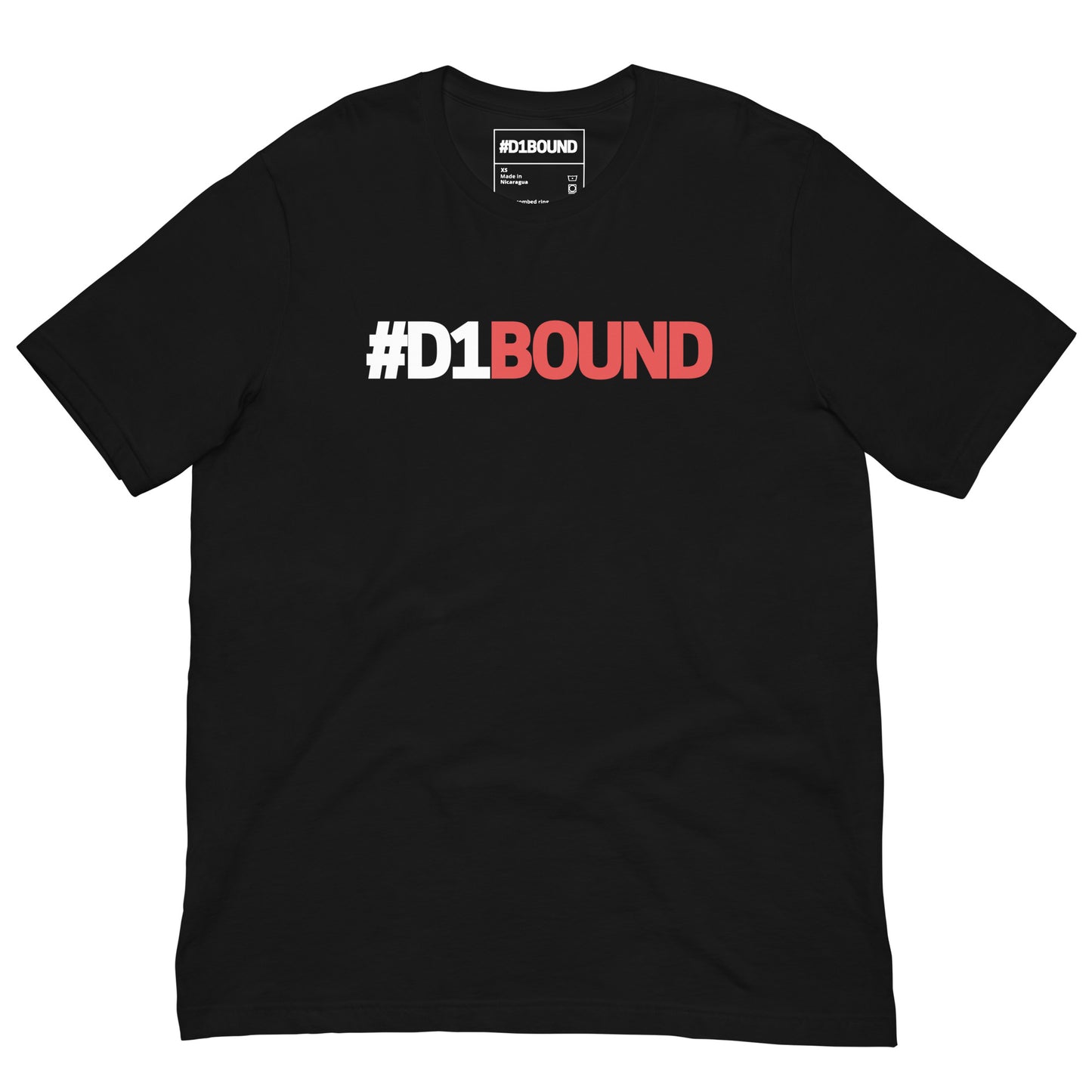 black adult unisex t-shirt